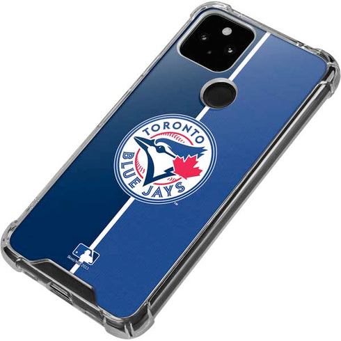MLB Toronto Blue Jays Split Google Pixel 5 Clear Case